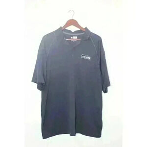 Seattle Seahawks NFL Licensed Team Apparel Logo Football Polo Shirt Blue Mens XL